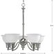 Beacher 5 Light 24.63 inch Brushed Nickel Chandelier Ceiling Light