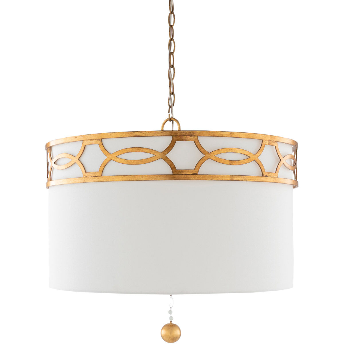 Yates 3 Light 23 inch White Pendant Ceiling Light