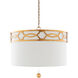 Yates 3 Light 23 inch White Pendant Ceiling Light