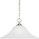 Nerissa 1 Light Brushed Nickel Pendant Ceiling Light