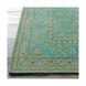 Loren 36 X 24 inch Emerald/Teal/Grass Green/Bright Yellow Rugs, Wool