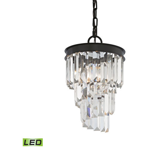 Farrell LED 8 inch Oil Rubbed Bronze Mini Pendant Ceiling Light