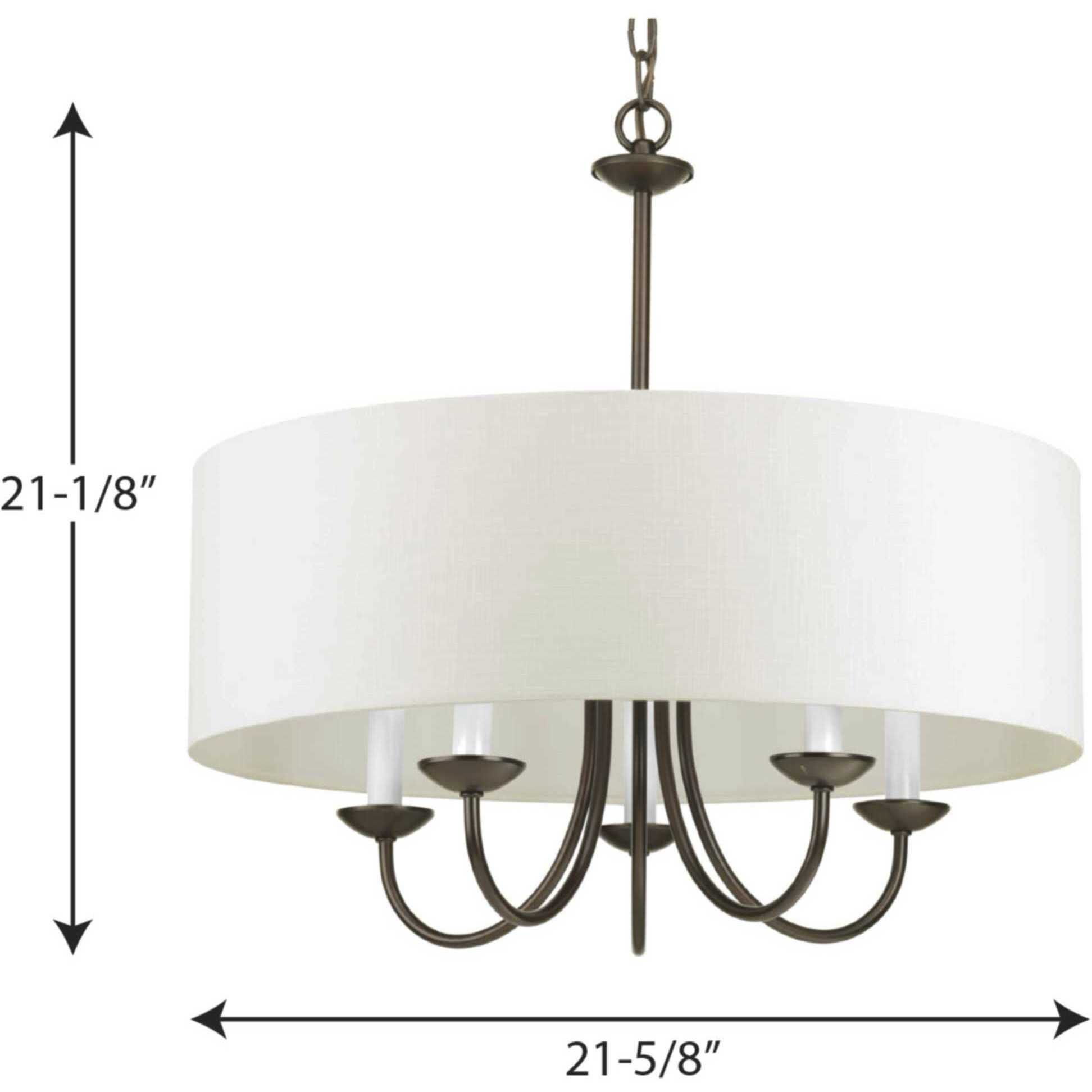 Victor 5 Light 21.63 inch Antique Bronze Chandelier Ceiling Light