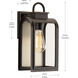 Aimee Outdoor Wall Lantern, Small