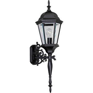 Dover 1 Light 31 inch Textured Black Outdoor Wall Lantern, Large