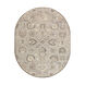 Edda 120 X 96 inch Taupe Rug, Oval
