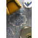 Prince 88 X 63 inch Teal Rug, Rectangle