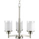 Lyndon 3 Light 17 inch Brushed Nickel Chandelier Ceiling Light