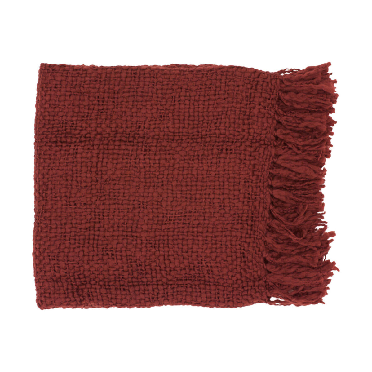 Feronia 71 X 51 inch Red Throw