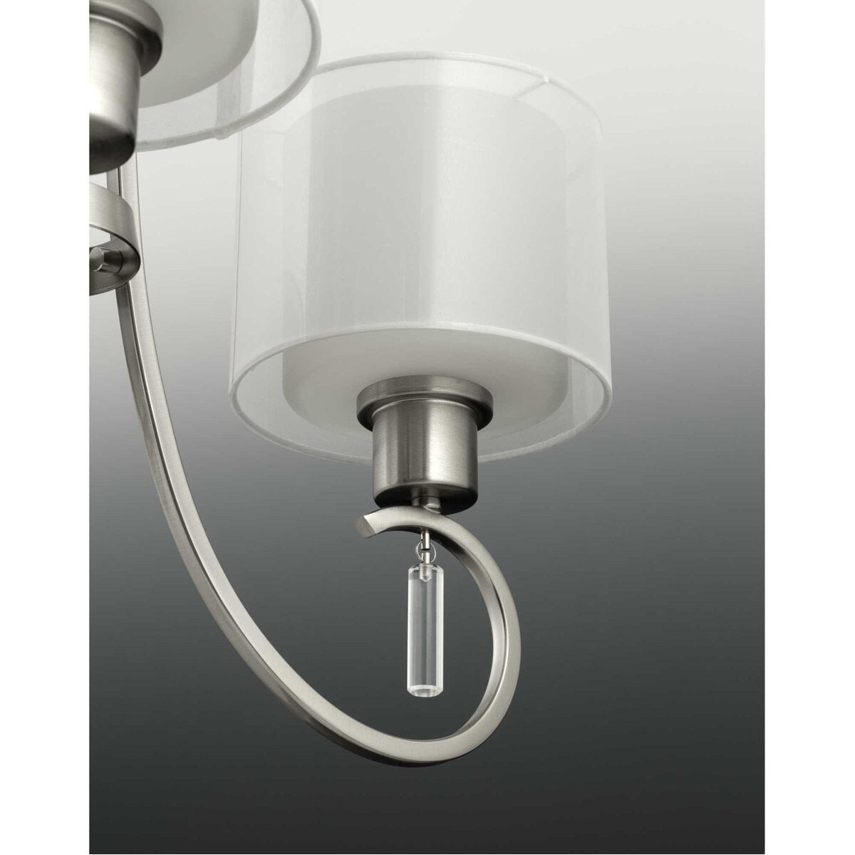 Beardsley 5 Light 25 inch Brushed Nickel Chandelier Ceiling Light