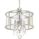 Dudley 4 Light 15 inch Antique Silver Pendant Ceiling Light