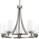 Kameron 5 Light 23.25 inch Brushed Nickel Chandelier Ceiling Light
