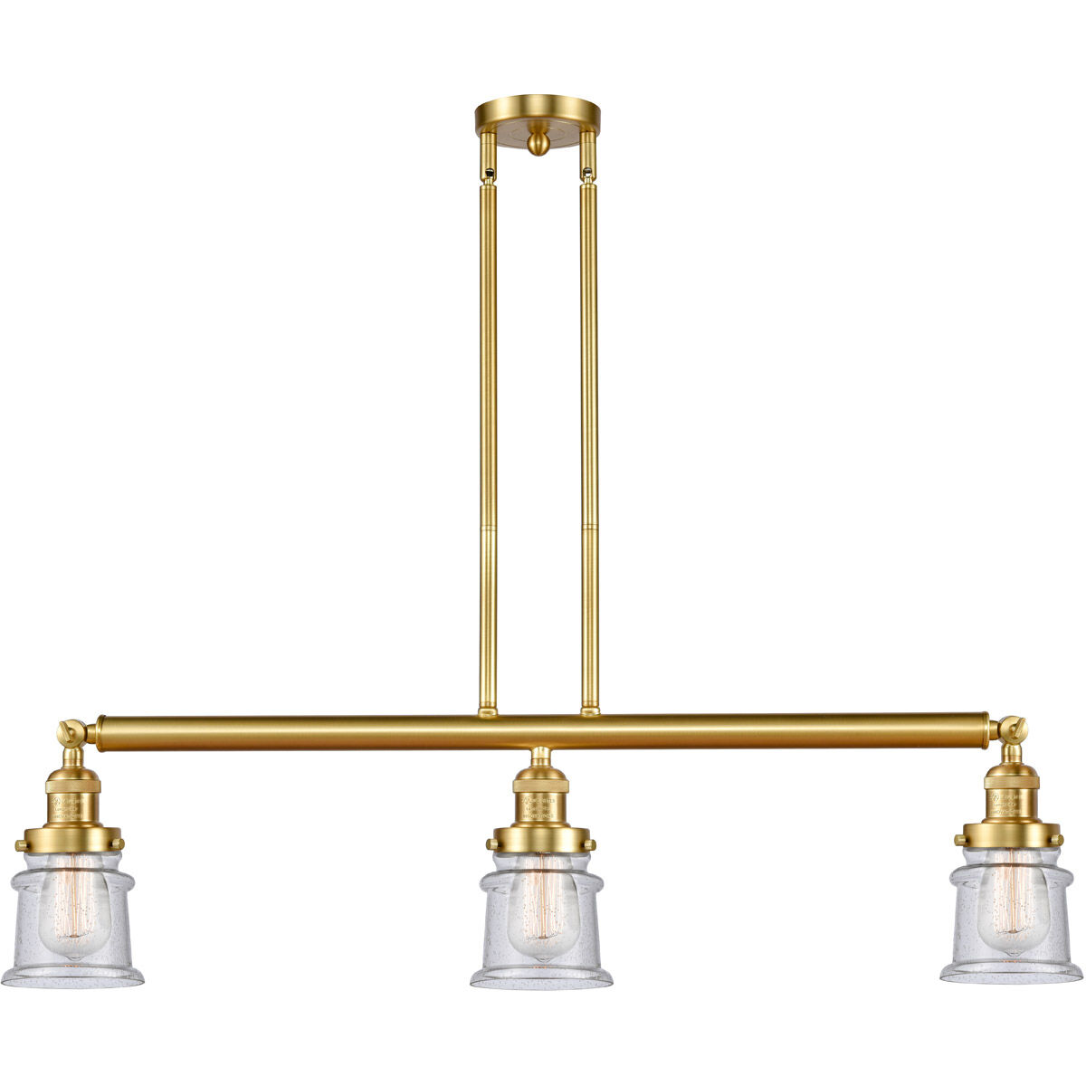 Franklin Restoration Small Canton 3 Light 38.50 inch Island Light