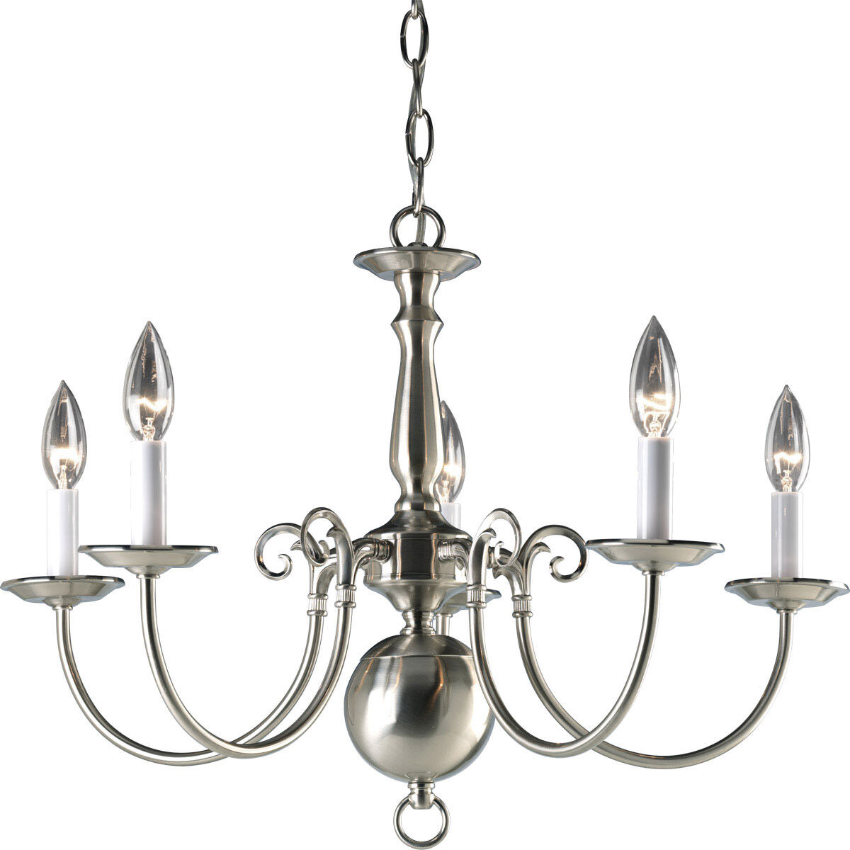 Cassius 5 Light 23.5 inch Brushed Nickel Chandelier Ceiling Light