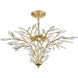 Essence 7 Light 28 inch Champagne Gold Chandelier Ceiling Light