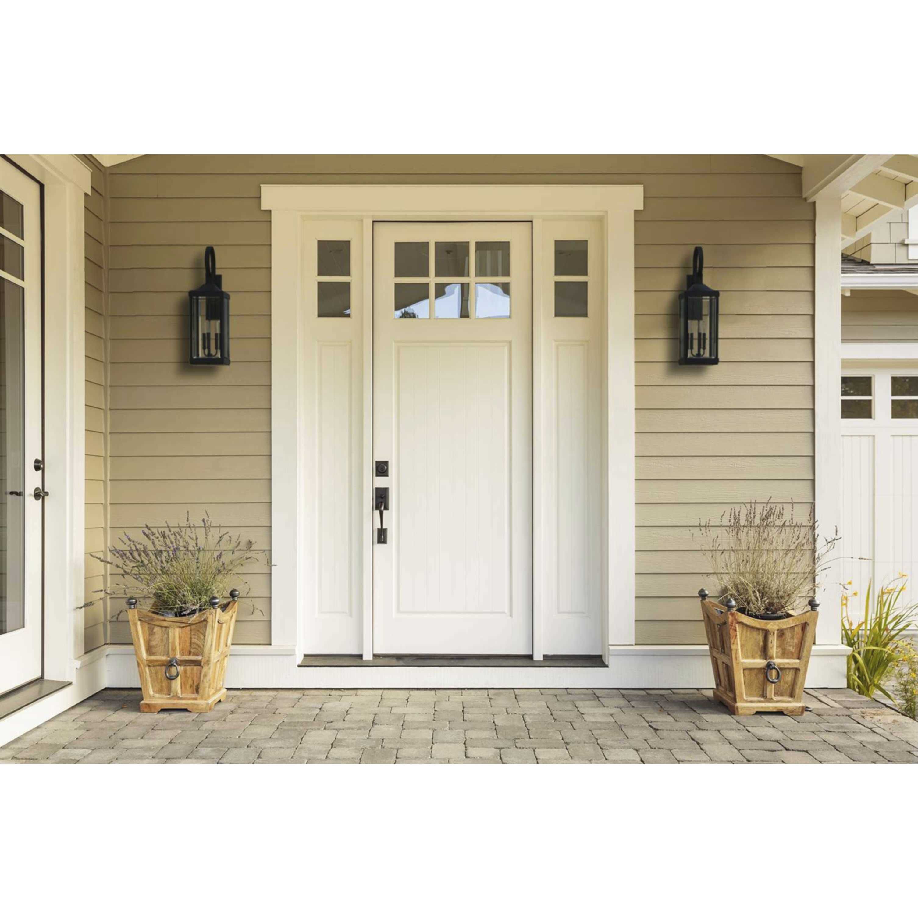 Caelum 3 Light 31 inch Antique Bronze Outdoor Wall Lantern, Large, Design Series