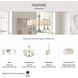Mark LED 13 inch Brushed Nickel Flush Mount Ceiling Light, Progress LED