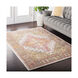 Ayland 34 X 24 inch Coral/Beige/Bright Yellow/Camel/Dark Brown Rugs, Polyester
