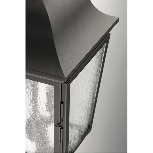Orman 1 Light 13 inch Textured Black Outdoor Wall Lantern, Small, Design Series