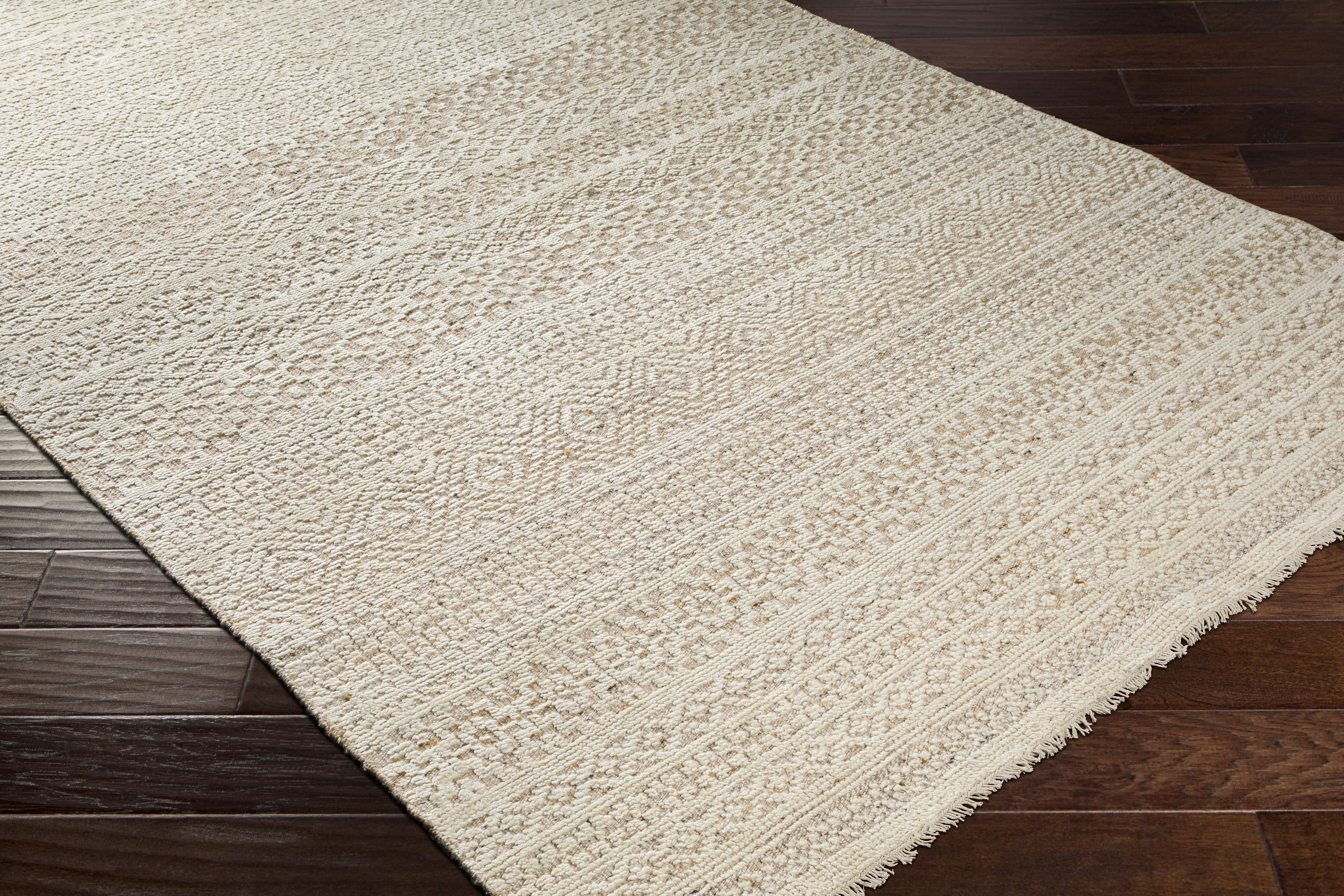 Hollis 120 X 96 inch Tan Rug, Rectangle