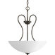Tavita 3 Light 17.75 inch Antique Bronze Inverted Pendant Ceiling Light