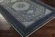 Loren 132 X 96 inch Blue Rug, Rectangle