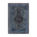 Luella 36 X 24 inch Navy/Dark Blue/Dark Brown/Teal/Charcoal Rugs, Wool