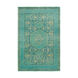 Loren 102 X 66 inch Medium Green Rug, Rectangle