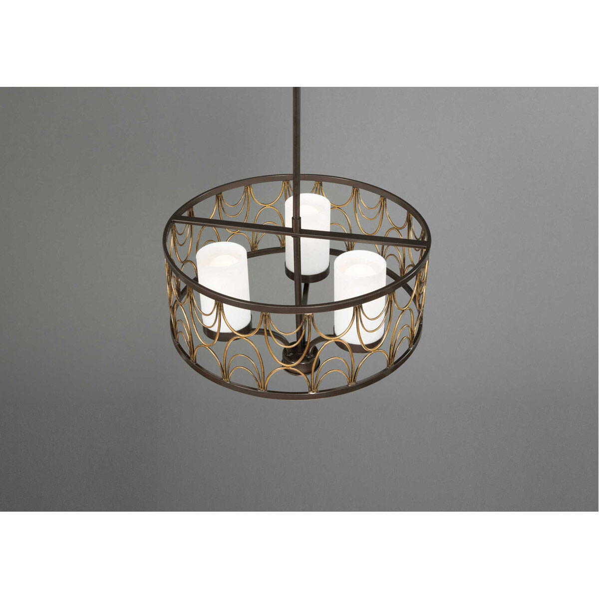 Adalbert 3 Light 18 inch Antique Bronze Chandelier Ceiling Light