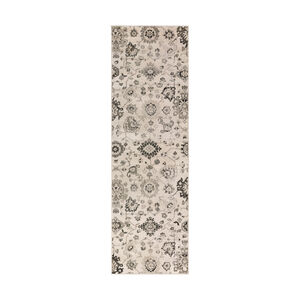 Isaac 59 X 31 inch Camel/Black/Ivory Rugs, Rectangle