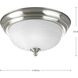 Adelmo 1 Light 11.38 inch Brushed Nickel Flush Mount Ceiling Light