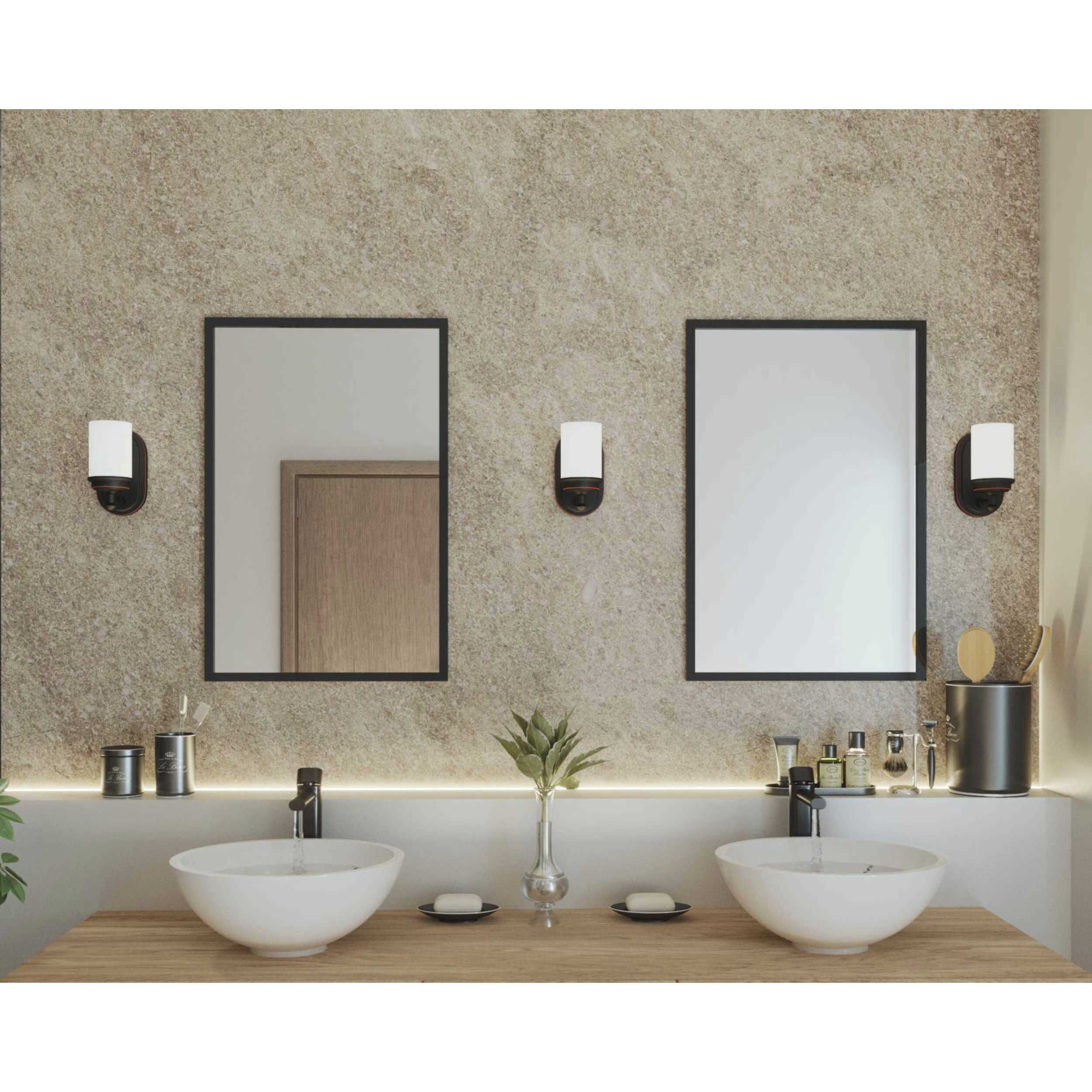 Folsham 1 Light 5 inch Rubbed Bronze Bath Vanity Wall Light, Design Series