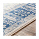Creighton 36 X 24 inch Navy/Bright Blue/Cream/Silver Gray/Medium Gray Rugs