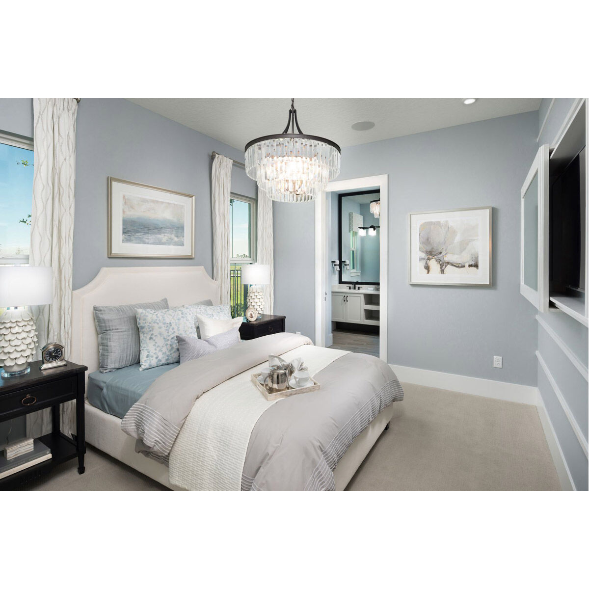 Benedict 6 Light 28 inch Antique Bronze Pendant Ceiling Light, Design Series