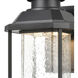 Latonia LED 16 inch Matte Black Outdoor Sconce
