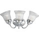 Clarence 3 Light 16.13 inch Polished Chrome Bath Vanity Wall Light