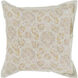 Trista 26 X 26 inch Pink and Grey Euro Sham
