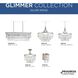 Benedict 4 Light 34 inch Silver Ridge Linear Chandelier Ceiling Light, Design Series