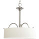 Mark 3 Light 19 inch Brushed Nickel Pendant Ceiling Light