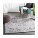 Speck 87 X 63 inch Silver Gray/White/Charcoal Rugs