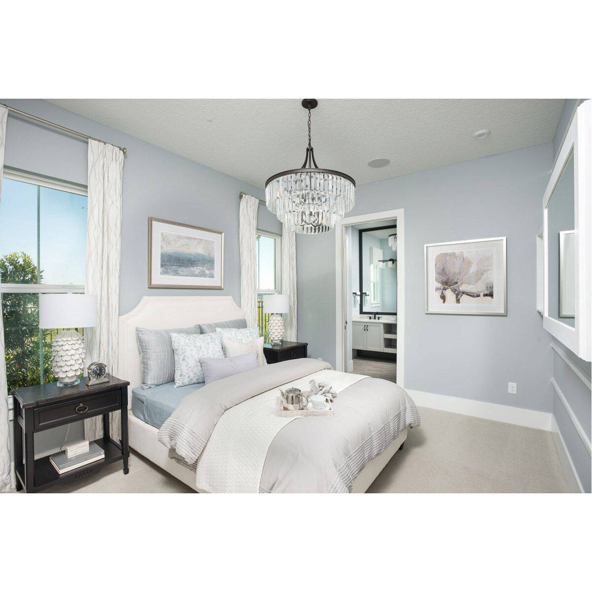 Benedict 6 Light 28 inch Antique Bronze Pendant Ceiling Light, Design Series