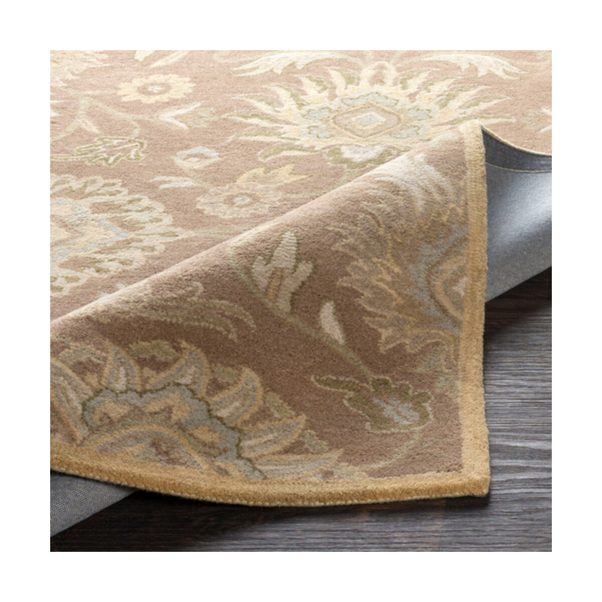 Edda 117 inch Cream/Camel/Ivory/Moss/Taupe/Dark Green/Sea Foam Rugs, Wool