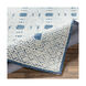 Ellen 90 X 60 inch Dark Blue Rug, Rectangle