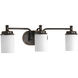 Folsham 3 Light 24 inch Rubbed Bronze Bath Vanity Wall Light, Design Series