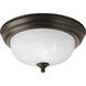 Adelmo 1 Light 11.38 inch Antique Bronze Flush Mount Ceiling Light