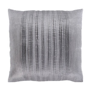Wells 18 X 18 inch Gray Pillow Cover, Square