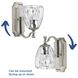 Kenley 1 Light 5 inch Silver Ridge Bath Vanity Wall Light