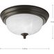 Adelmo 1 Light 11.38 inch Antique Bronze Flush Mount Ceiling Light