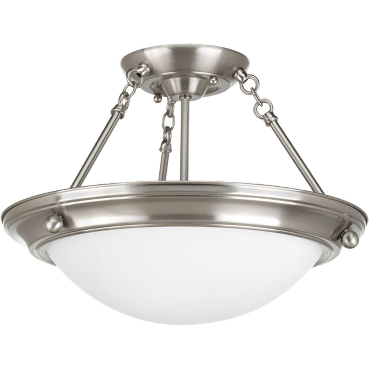 Tucker 2 Light 15.25 inch Brushed Nickel Flush Mount Ceiling Light