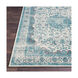 Fulton 36 X 26 inch Aqua/Teal/Medium Gray/Ivory Rugs, Polypropylene